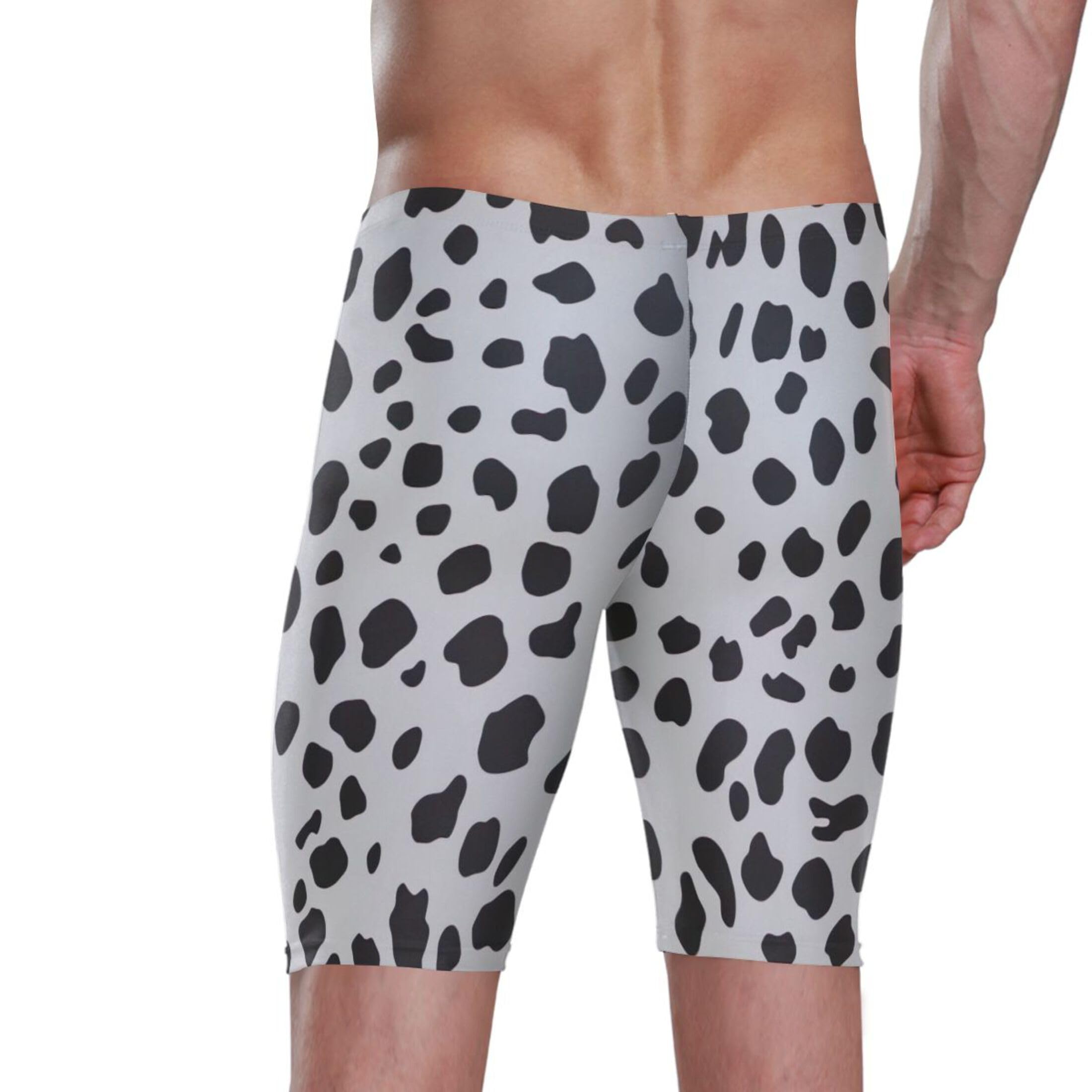 UMIRIKO Leopard Men's Swimsuit Swim Jammers L B0401149