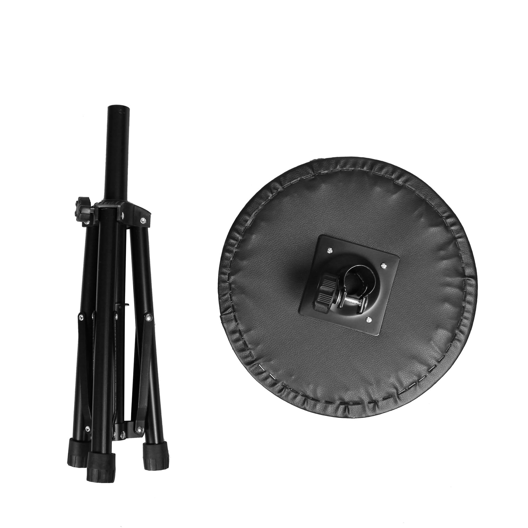 Softline Pro SP36 Universal Drum Throne, 1.9 Kg Padded Drum Stool with Anti-Slip Feet for Adults and Kids - Black (SP36 - BK) 1