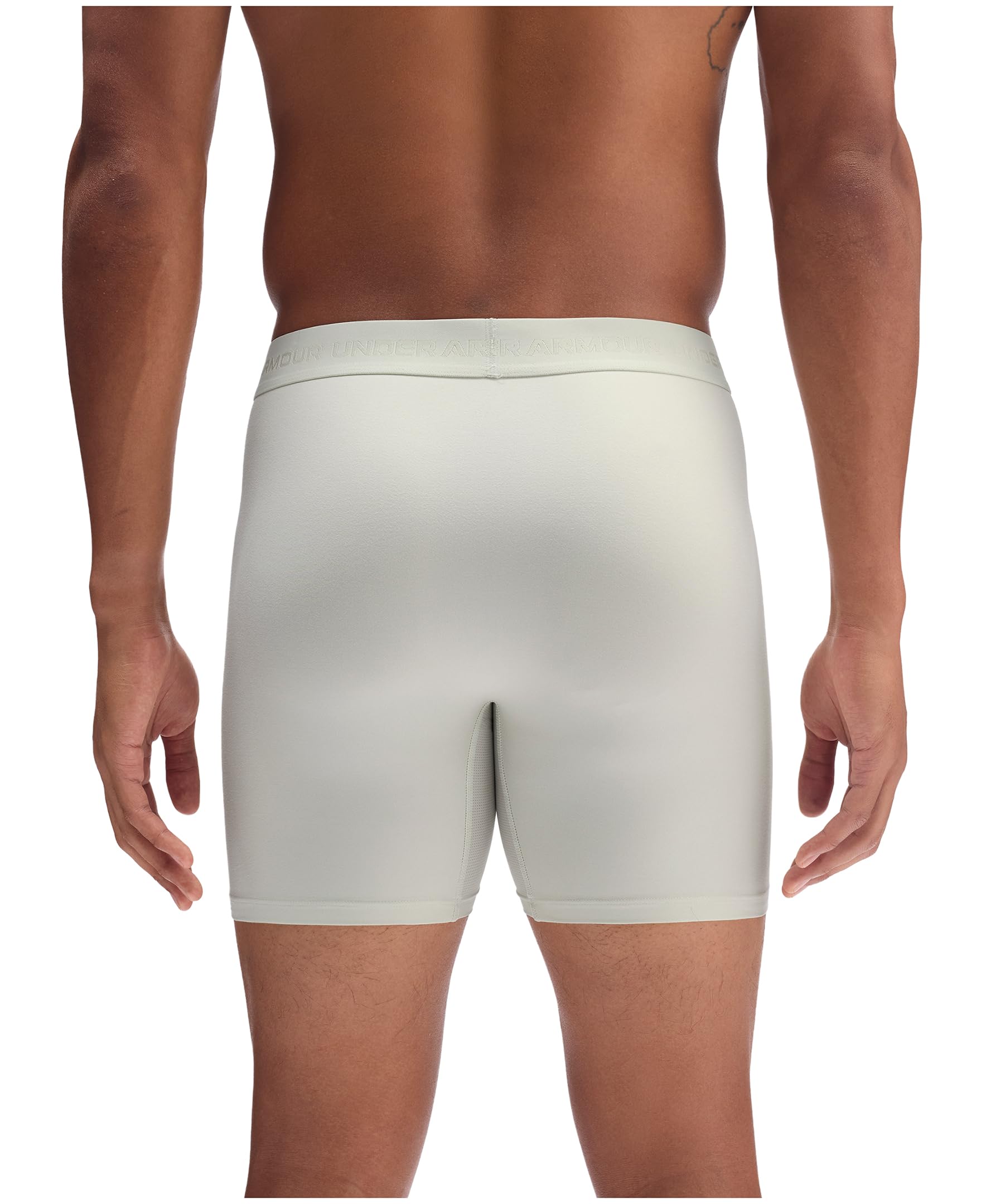 Under Armour Pack de 3 Bóxers Tech Performance para Hombre, Largo de Pierna de 15 cm – Transpirable, Absorbe la Humedad, Tacto Suave, Comodidad Todo el Día