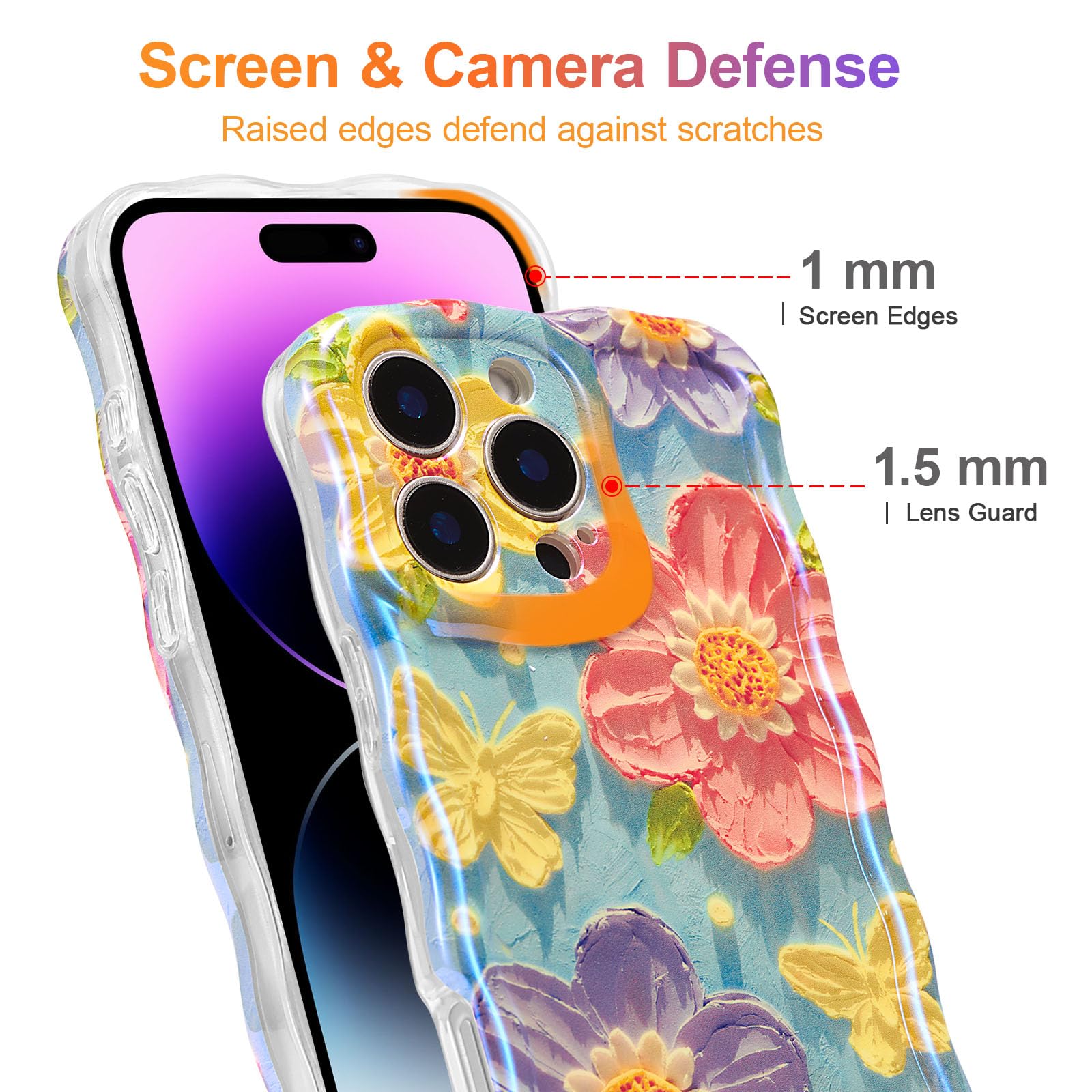 モダンかわいい14 Amazon.co.jp: EYZUTAK iPhone 14 Pro Max用ケース カラフル レトロ