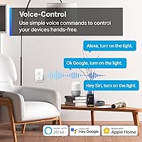 Vista 4 de TP-Link Tapo Apple HomeKit Smart Plug Mini, diseño compacto, 15A/1800W máximo, configuración súper fácil, funciona con Siri, Alexa y Google Home