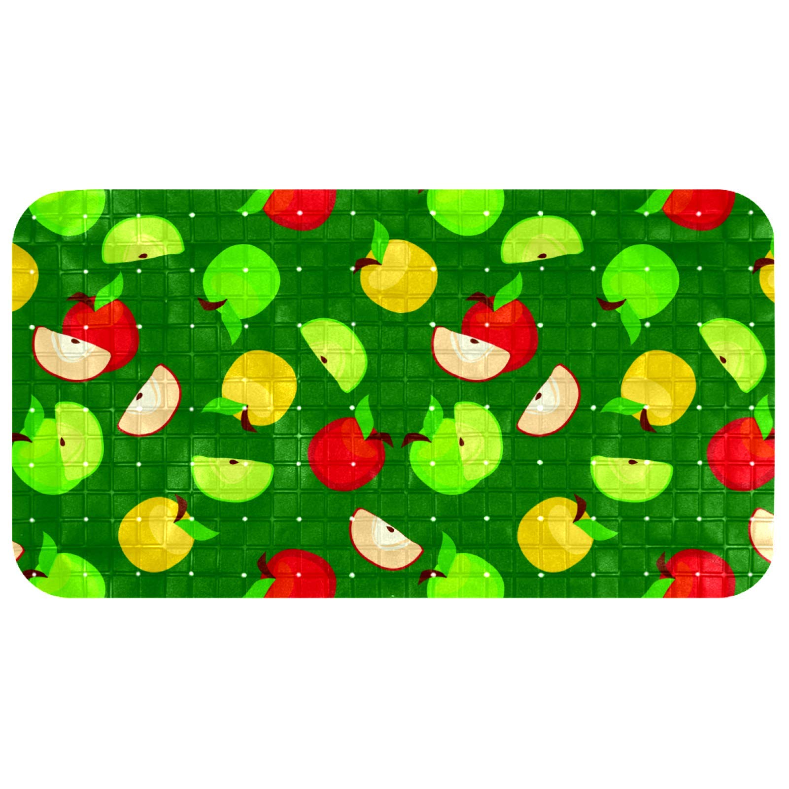 Tapis de salle de bain antidérapant anti-glisse Bennigiry motifs fruits
