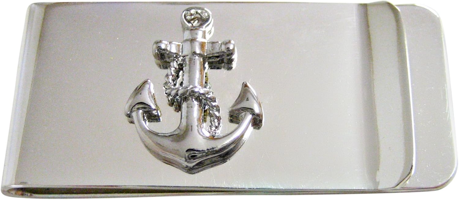 Kiola Designs Detailed Nautical Anchor Money Clip