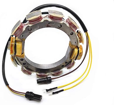 Stator For 173-3672 Johnson Evinrude 583672 581865 583671 Outboard 85-235 HP 4/6-Cylinder 1978-1987 9AMP