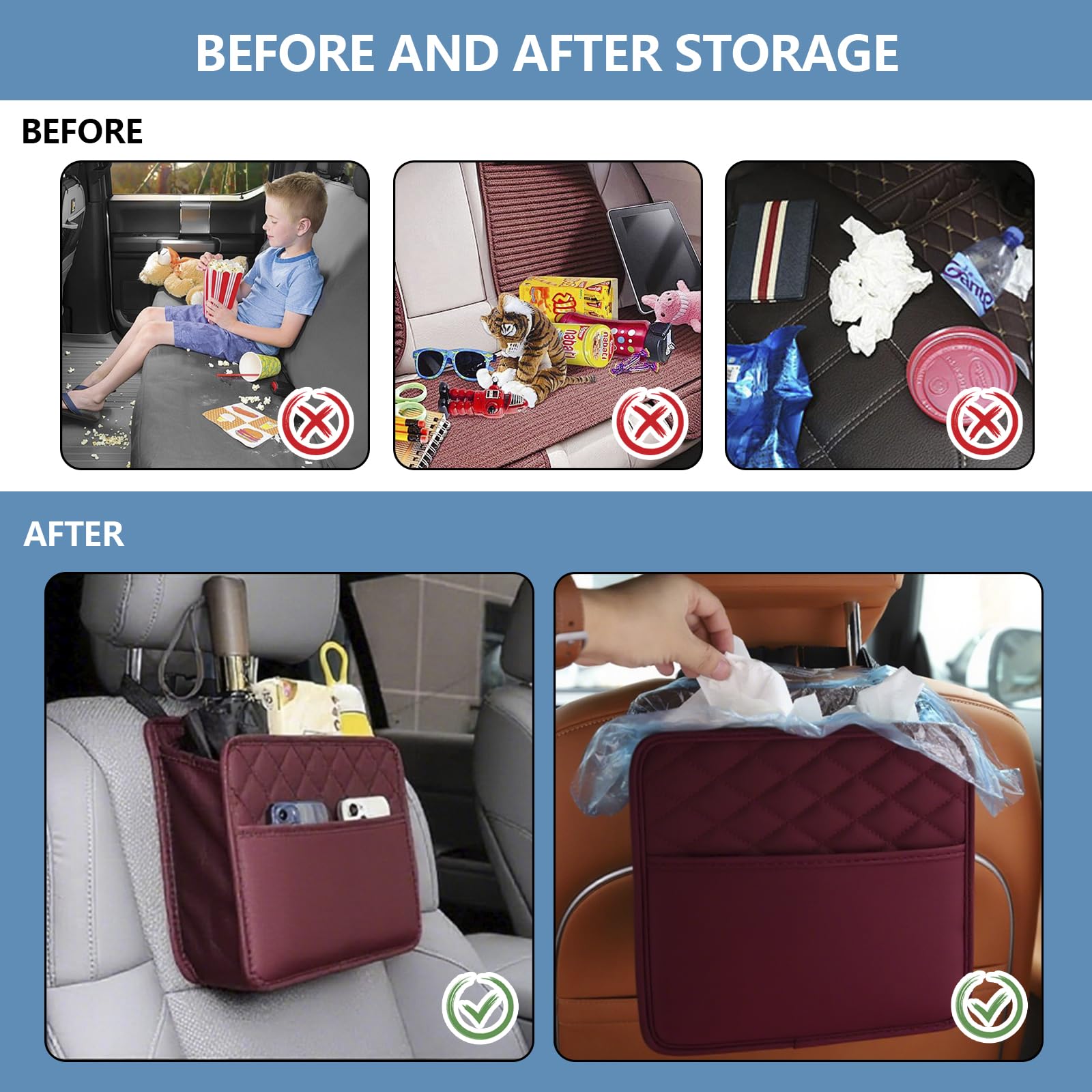 VBGURR Car Organizer Back Seat - Image 4