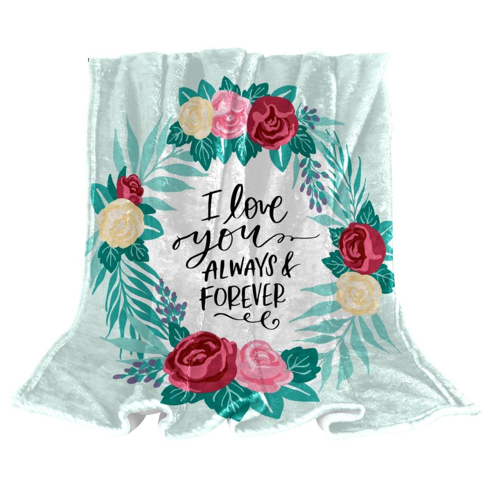 Couverture polaire Saint-Valentin pour une ambiance de chambre tendre