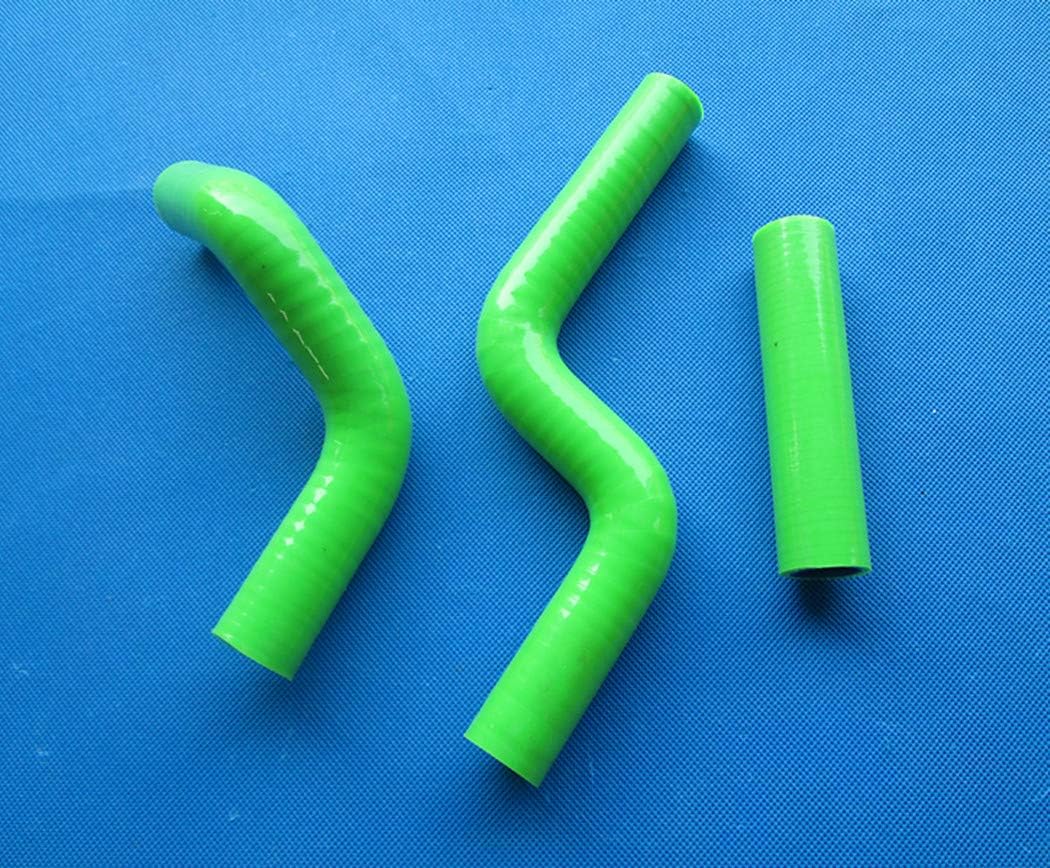 FOR KAWASAKI KX80 1998-2000/KX85 2001-2013/KX100 1998-2013 SILICONE RADIATOR HOSE (Green)