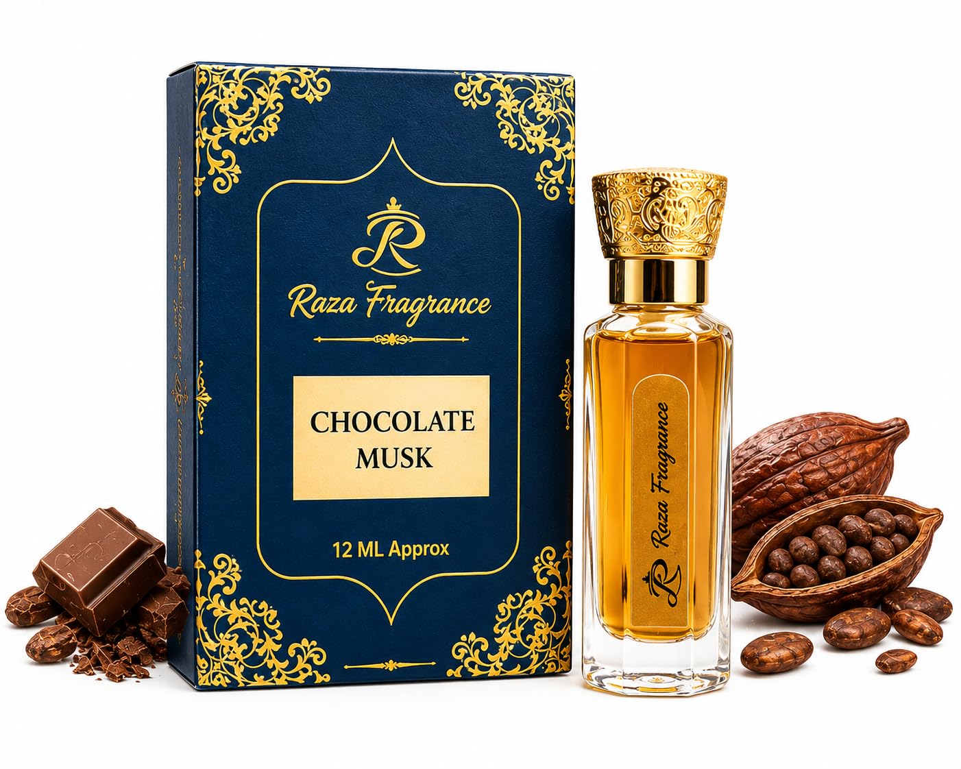 Chocolate Musk Luxury Sweet Attar, 12 ml, Long Lasting Alcohol-Free Premium Perfume Oil for Men & Women-image-17