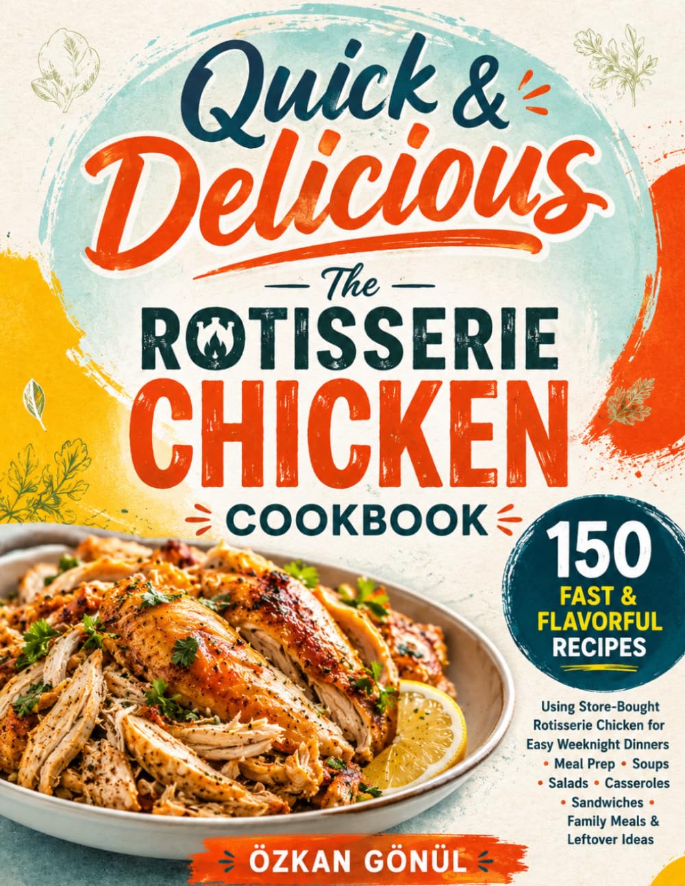 The Rotisserie Chicken Cookbook: 150 Fast & Flavorful Recipes Using Store-Bought Rotisserie Chicken for Easy Weeknight Dinners, Meal Prep, Soups, ... Sandwiches, Family Meals & Leftover Ideas