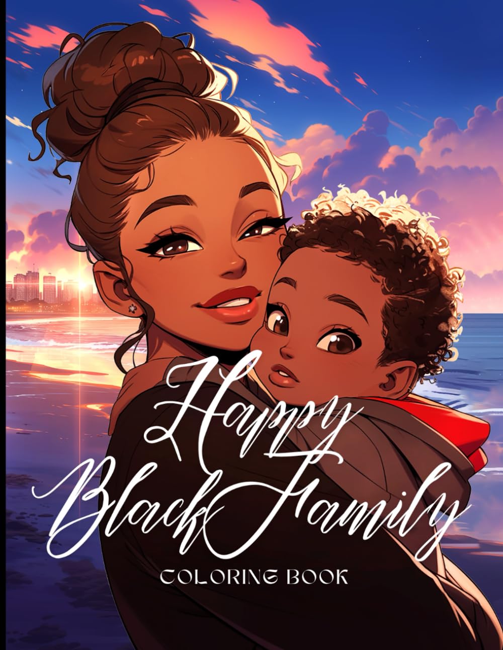Amazon.com: Happy Black Family Coloring Book: Lovely designs for adults ...