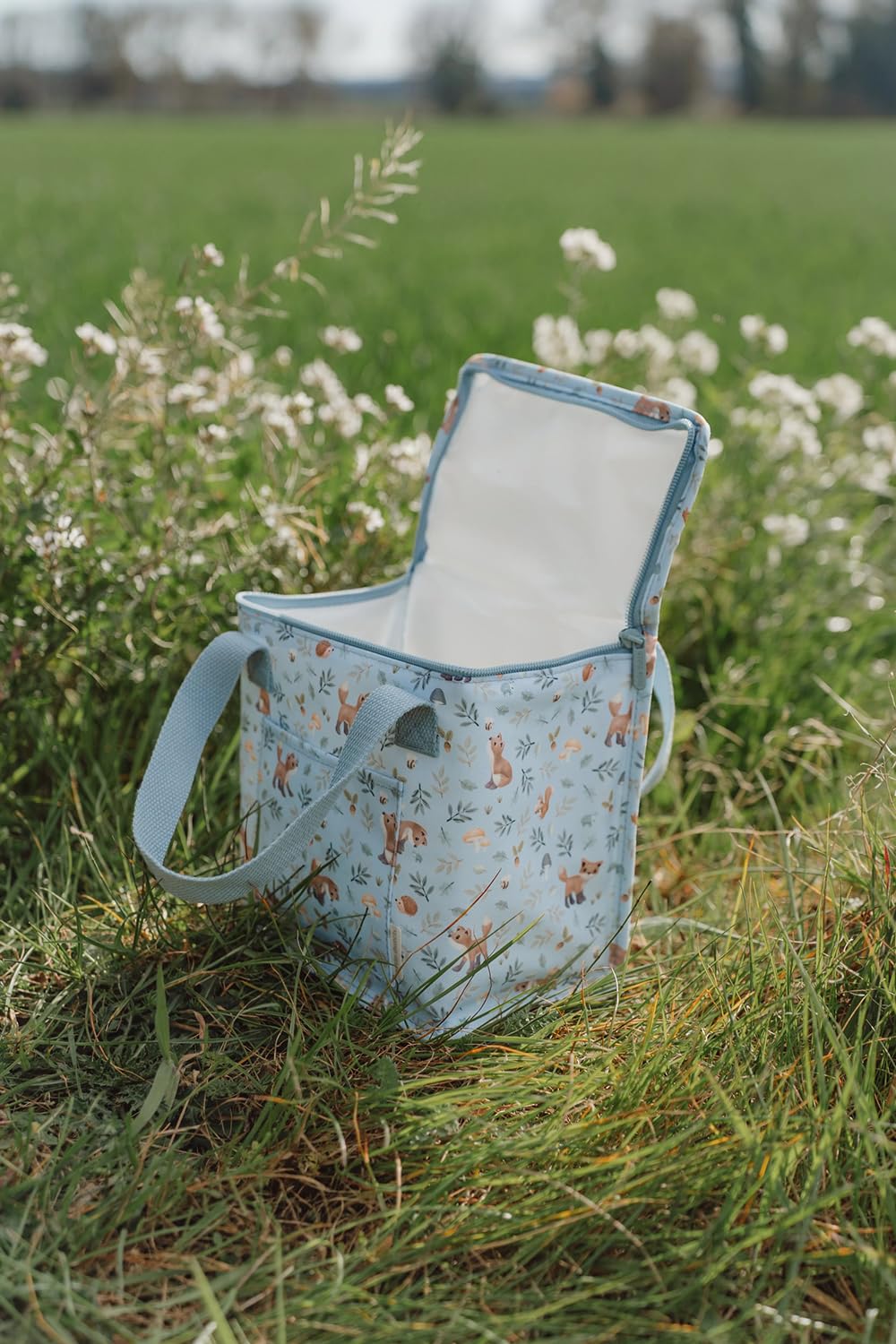 Little Dutch Forest Friends 4913 - Bolsa térmica (21,5 x 20 x 12 cm), color azul