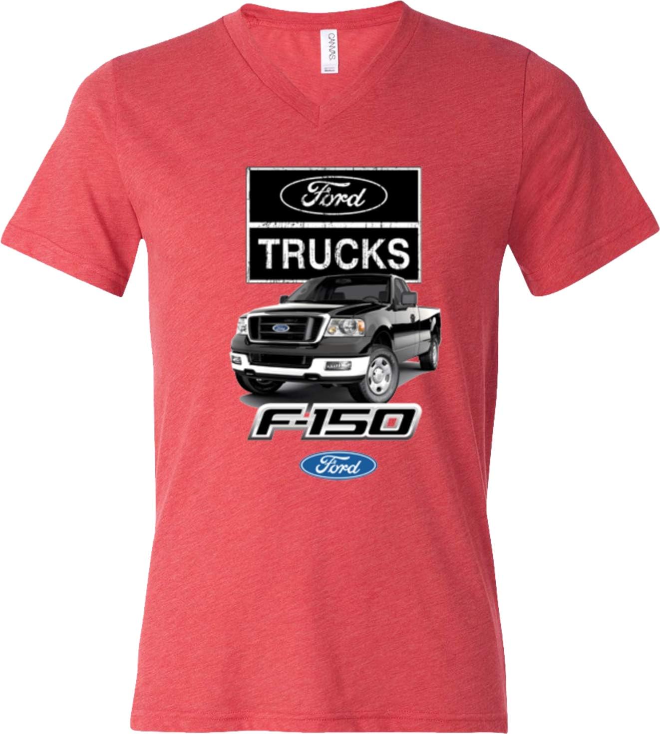 Ford Truck T-Shirt F-150 Tri Blend V-Neck