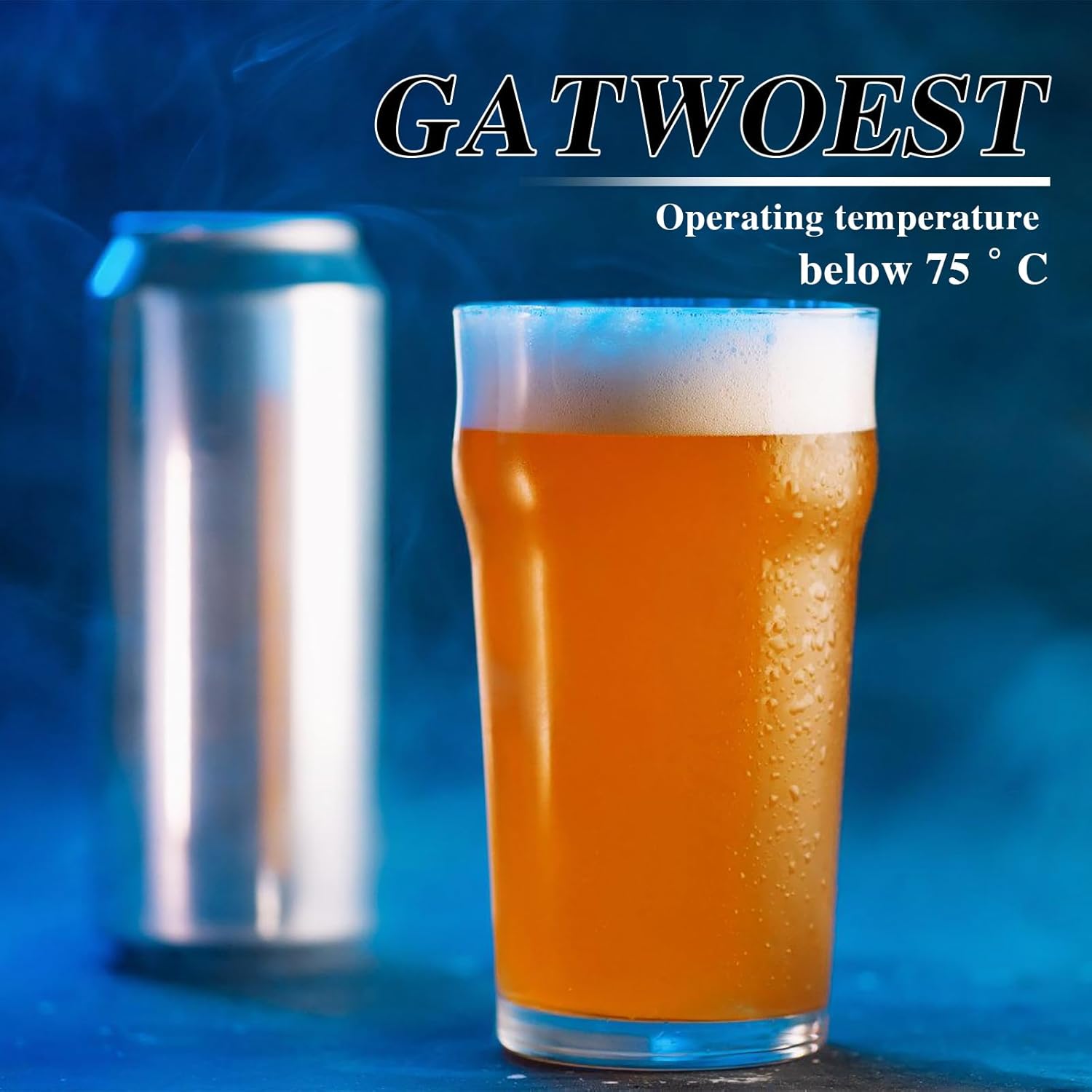 20 oz Beer Glasses Set of 6- Easy to Stack & Lead-Free Classic British Pint Glasses Large Pub Craft Beer Glass for IPA, Pilsner,Clear Tall Glass Cups Great Beer Gifts for Men-Dishwasher Safe - Image 4