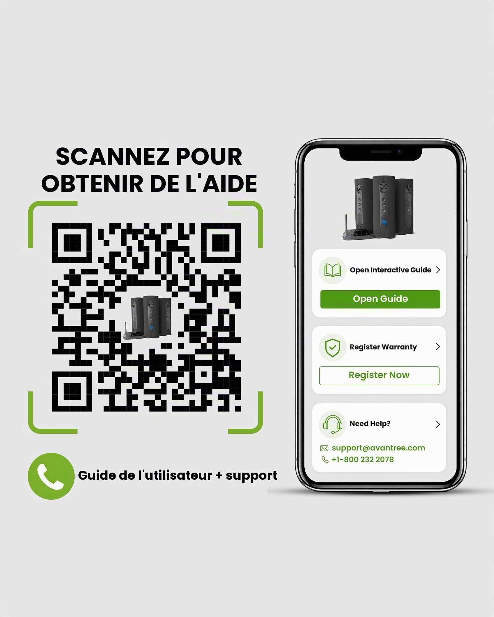 Avantree Harmony A1 – Système D’Enceintes sans Fil Multiroom Auracast pour Audio dans Toute La Maison Et Musique D’Ambiance, Extensible pour Magasins Et Petits Espaces, Bluetooth, Optique Et AUX