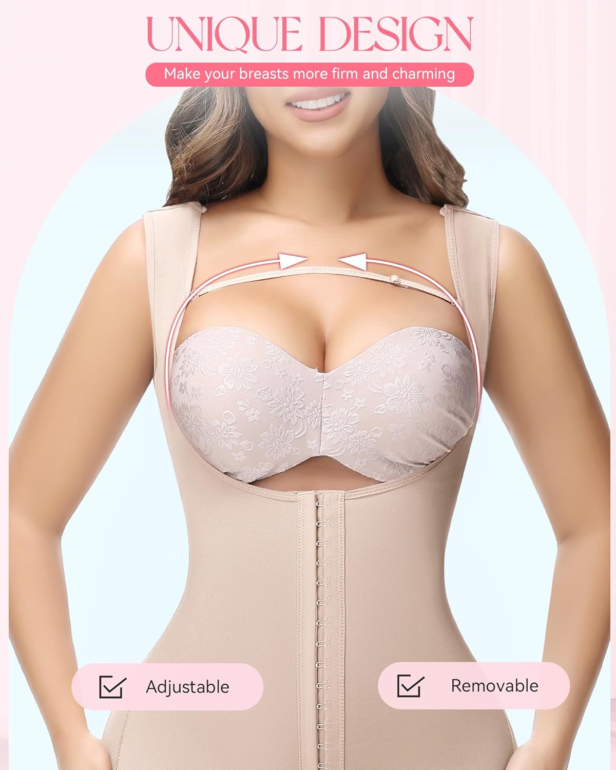 SHAPSHE Fajas Colombianas Moldeadoras Stage 2 Faja Tummy Control Shapewear High Compression Garment with Zipper Crotch - Image 3