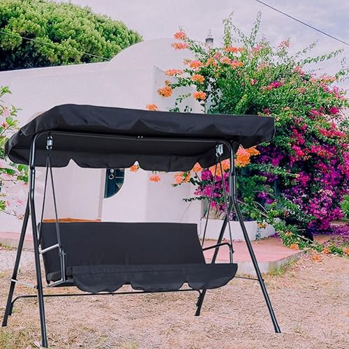 Miniatura 5 de Cubierta de repuesto para toldo de columpio, toldo de repuesto para columpio de patio al aire libre, cubierta de repuesto para toldo de columpio de