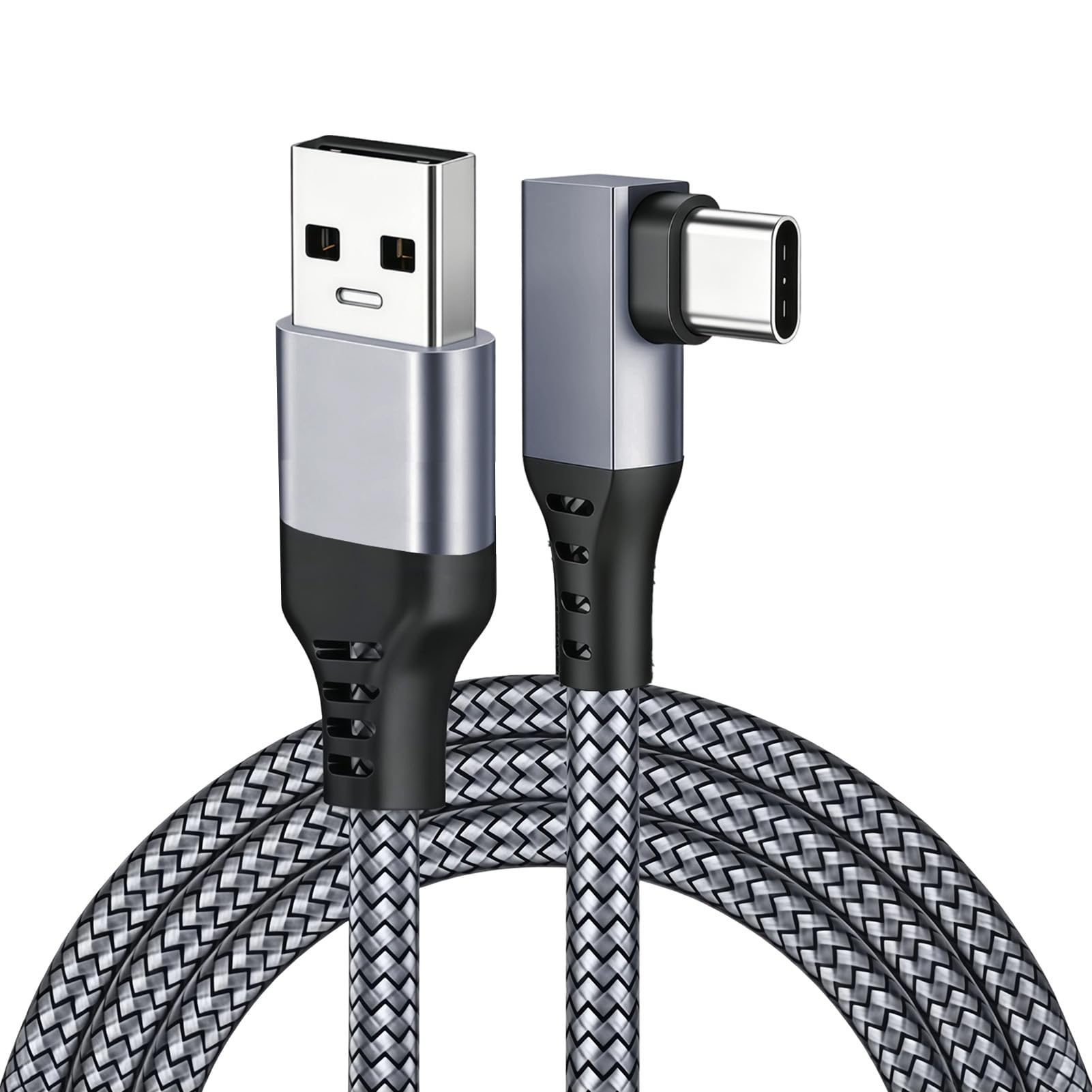 Cable Link de 3 Metros para Oculus/Meta/Quest 3S/3/2/1/Pico 4 Pro, Cable Link USB 3.1 a USB C, 5Gbps Transferencia de Datos de Alta Velocidad,Carga Rápida 60W 3A,Compatible con PC Steam VR Accesorios