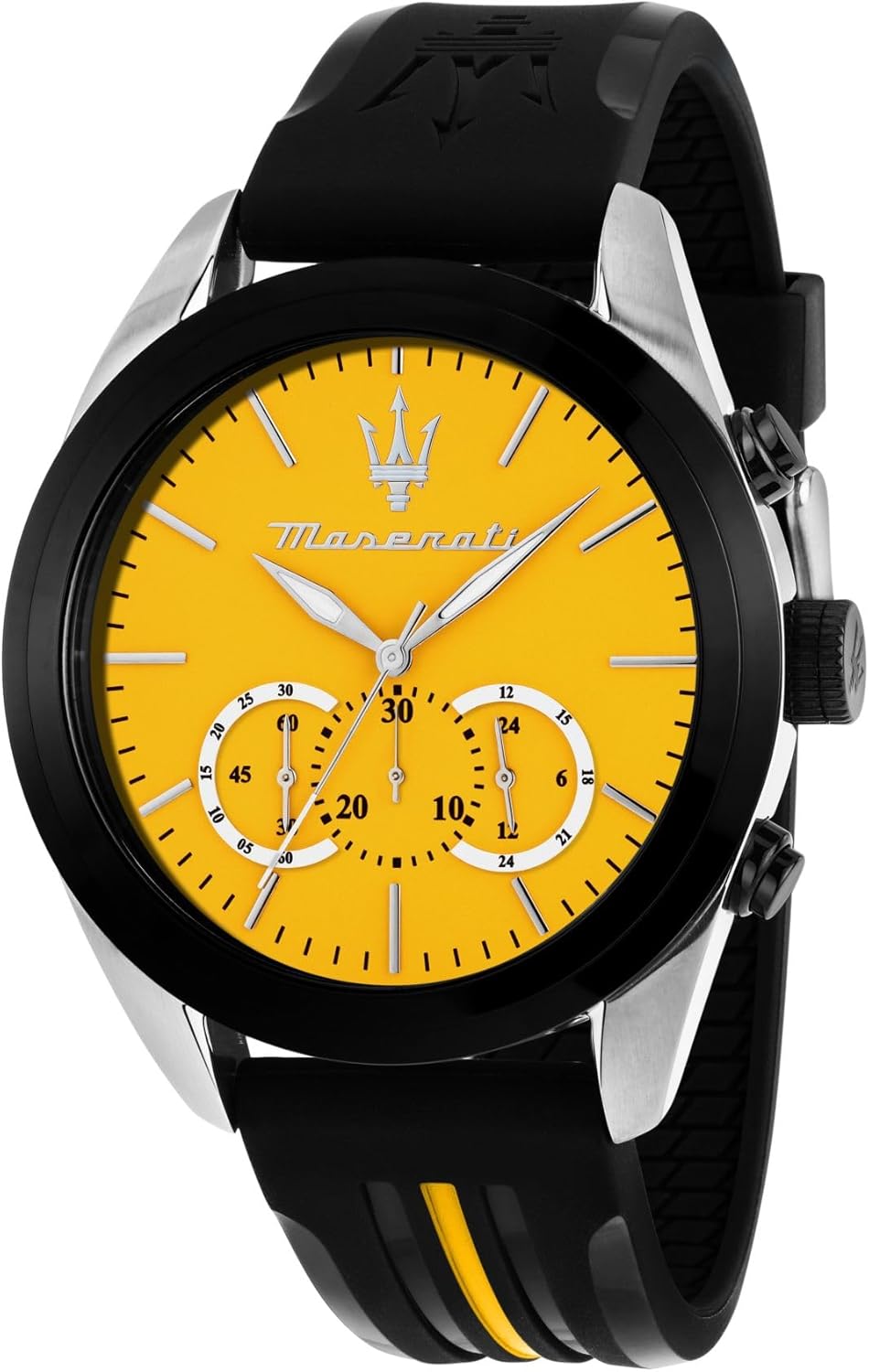 Maserati Men's Watch, Chronograph, Analog, Steel Band, Traguardo Collection - R8871612045