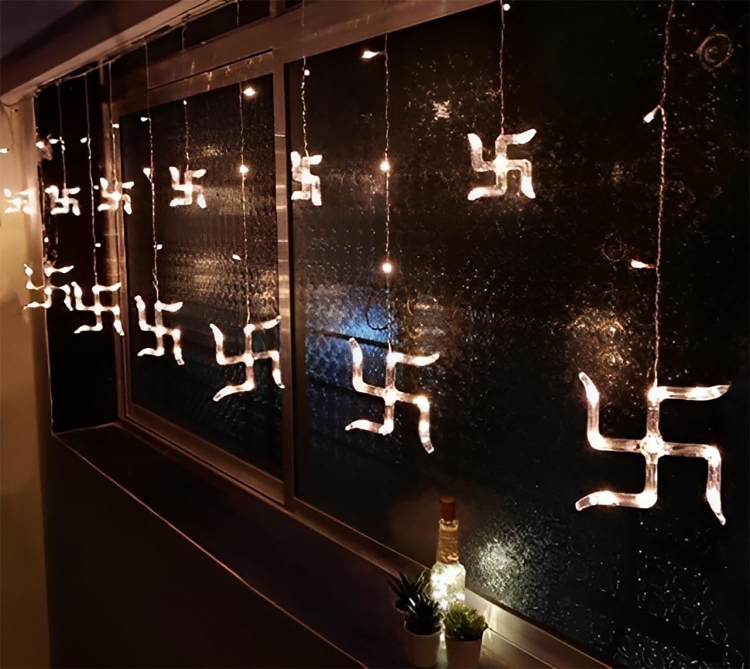See full amazon price history chart for Heart Home 6 Piece Big Swastik-6 Piece Small Swastik Curtain Light for Home Decoration | Fairy Lights | 66 Serial Bulb String Lights & Jhalar for Room Décor | Warm White Heart Home 6 Piece Big Swastik-6 Piece Small Swastik Curtain Light for Home Decoration | Fairy Lights | 66 Serial Bulb String Lights & Jhalar for Room Décor | Warm White (B0DH4TRDYB) Amazon Price History, Amazon Price Tracker