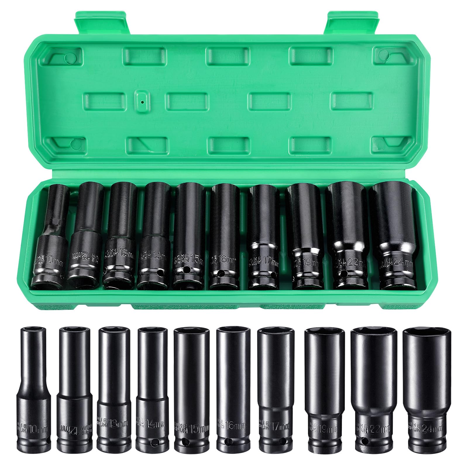 Green Impact Wrench Nut Set