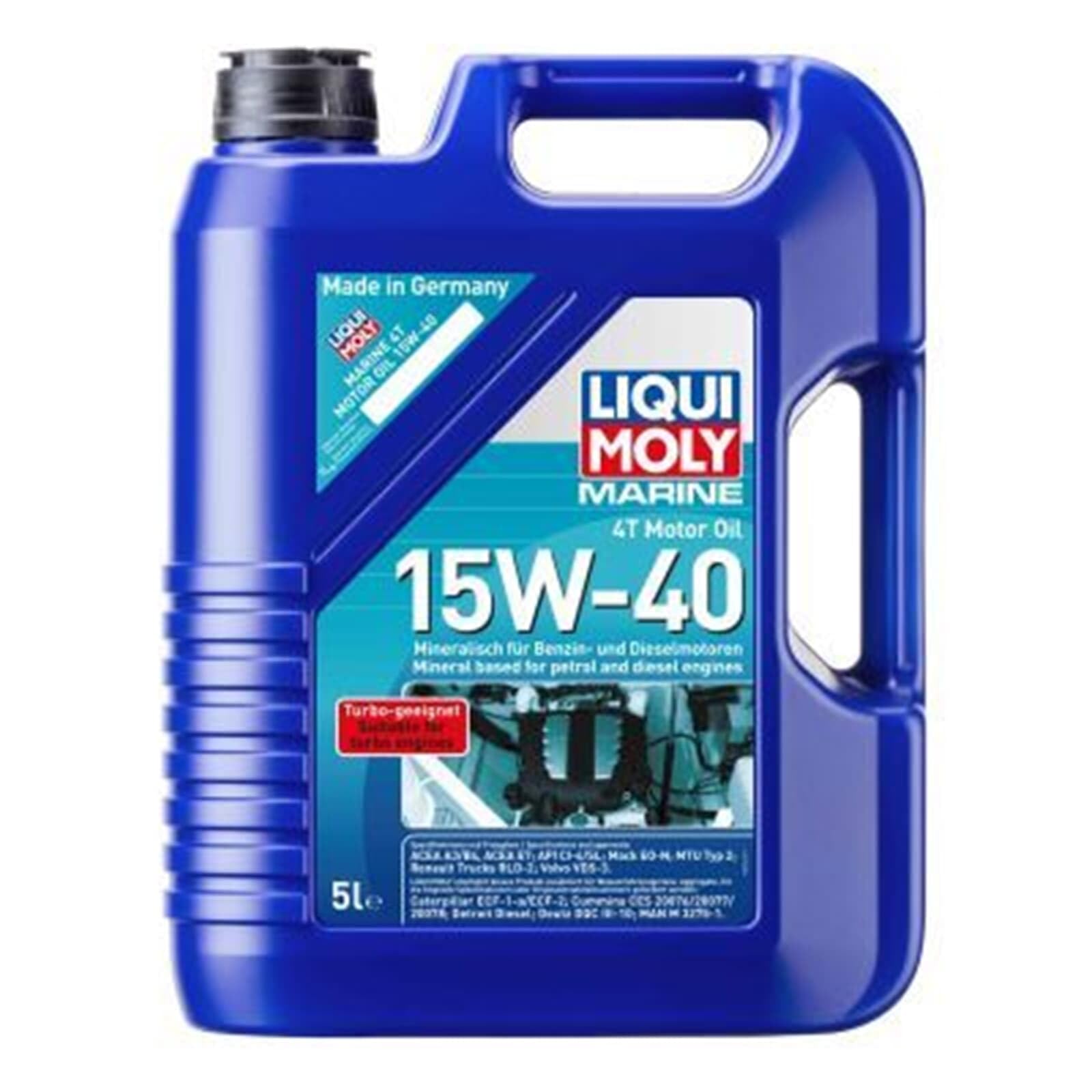 Liqui Moly Marine 4T Motor Yağı 15W-40 5 l Otomotiv Bakım Ürünü