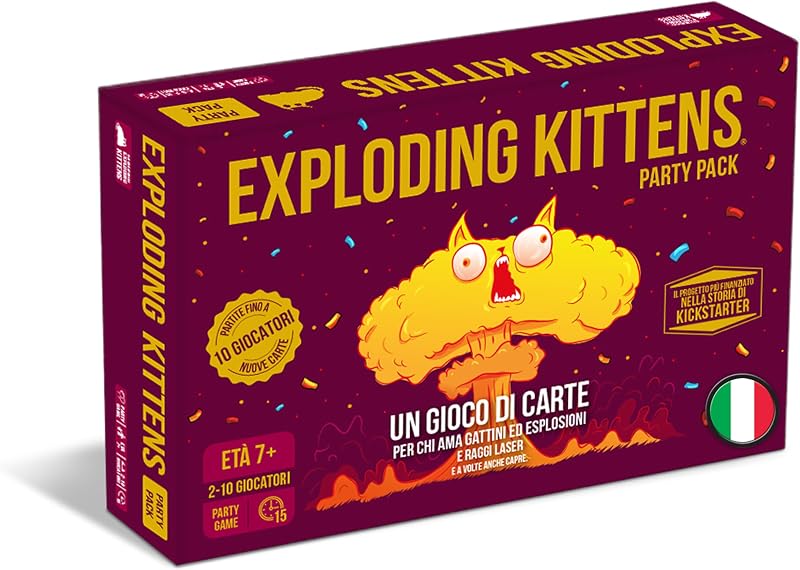 Merchandising Asmodee: Exploding Kittens Party Pack