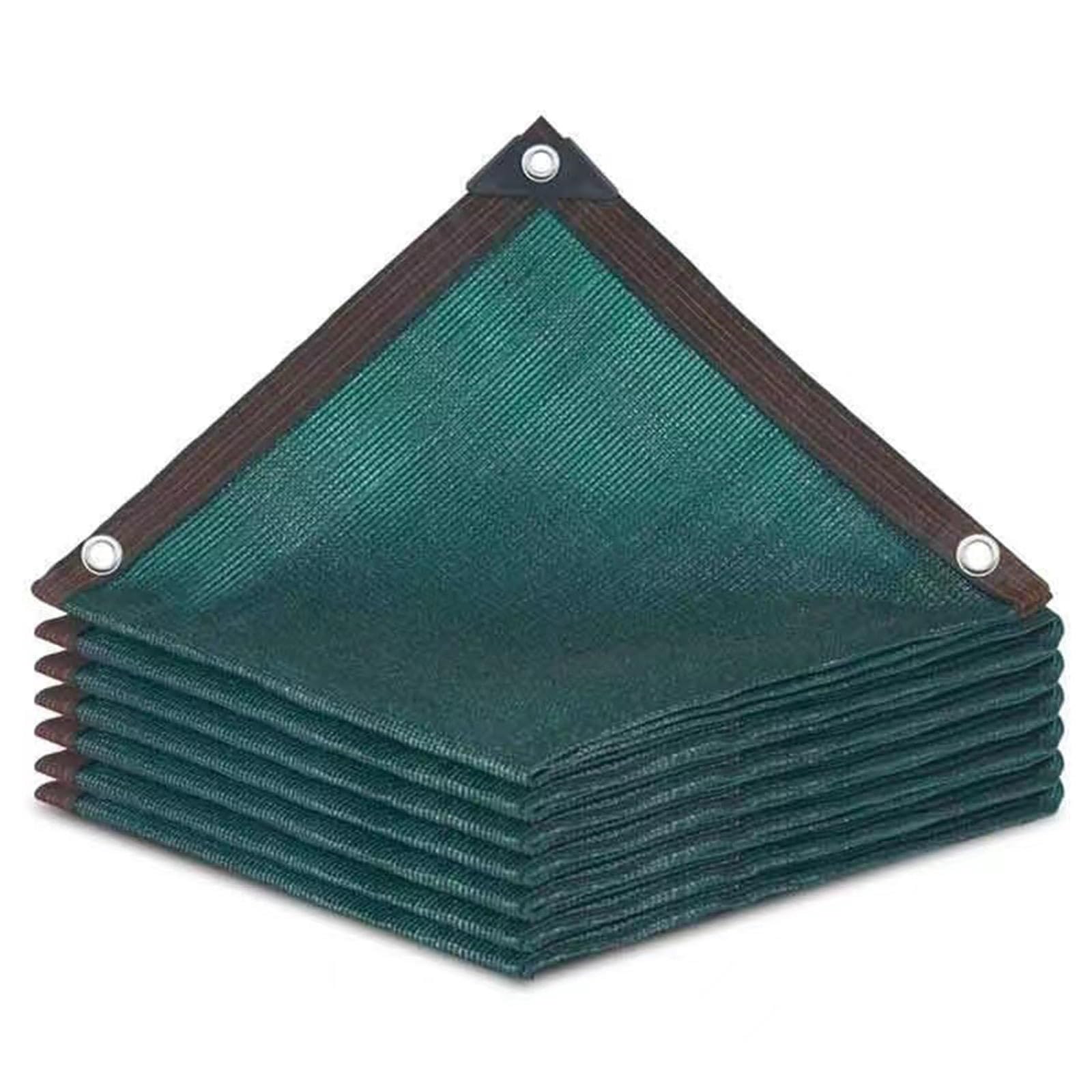 Filet d'ombrage anti-UV vert 6x15m avec blocage soleil 85% pour grand jardin et terrasse extérieure
