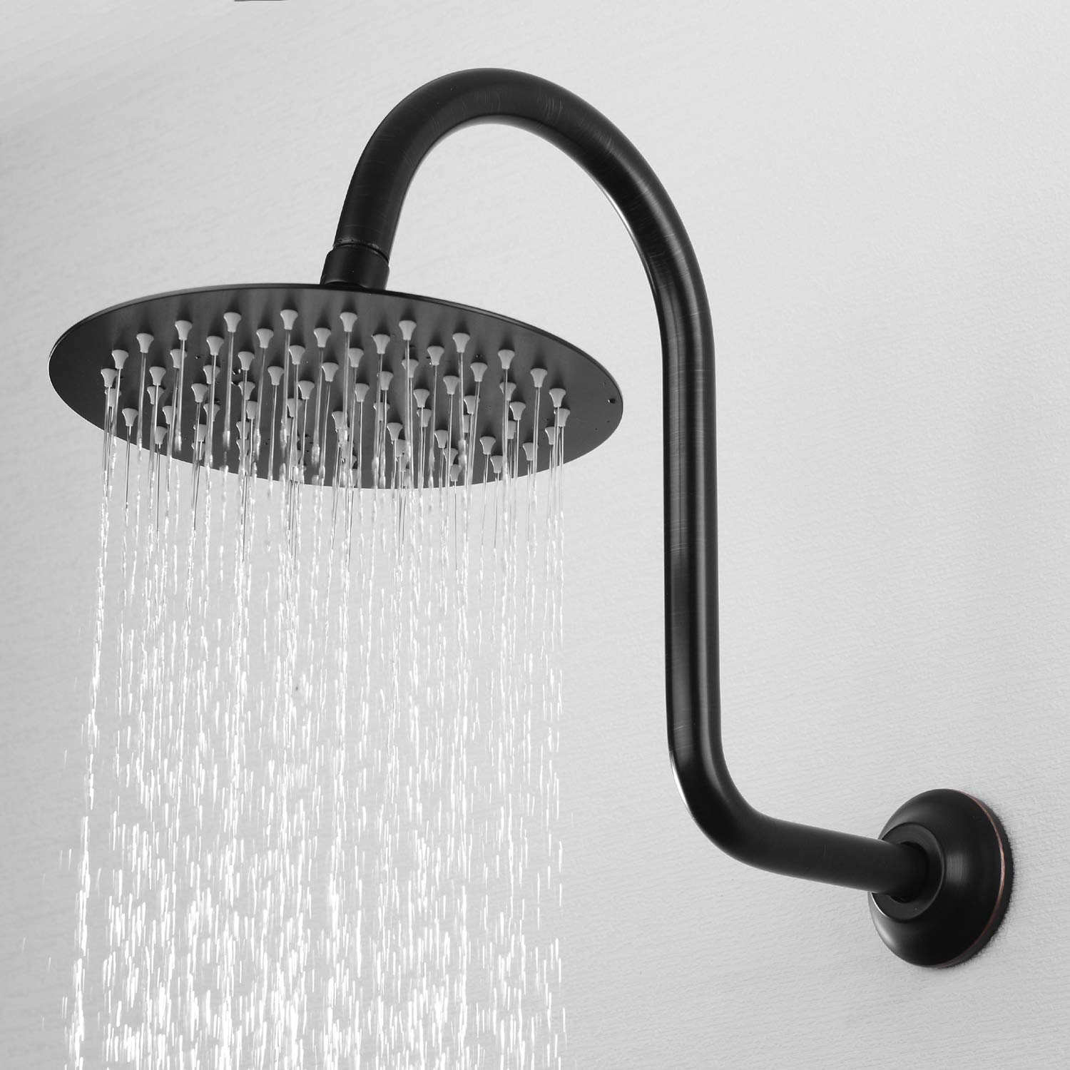 BESTILL 13 Inch S Shape Shower Head High Rise Extension