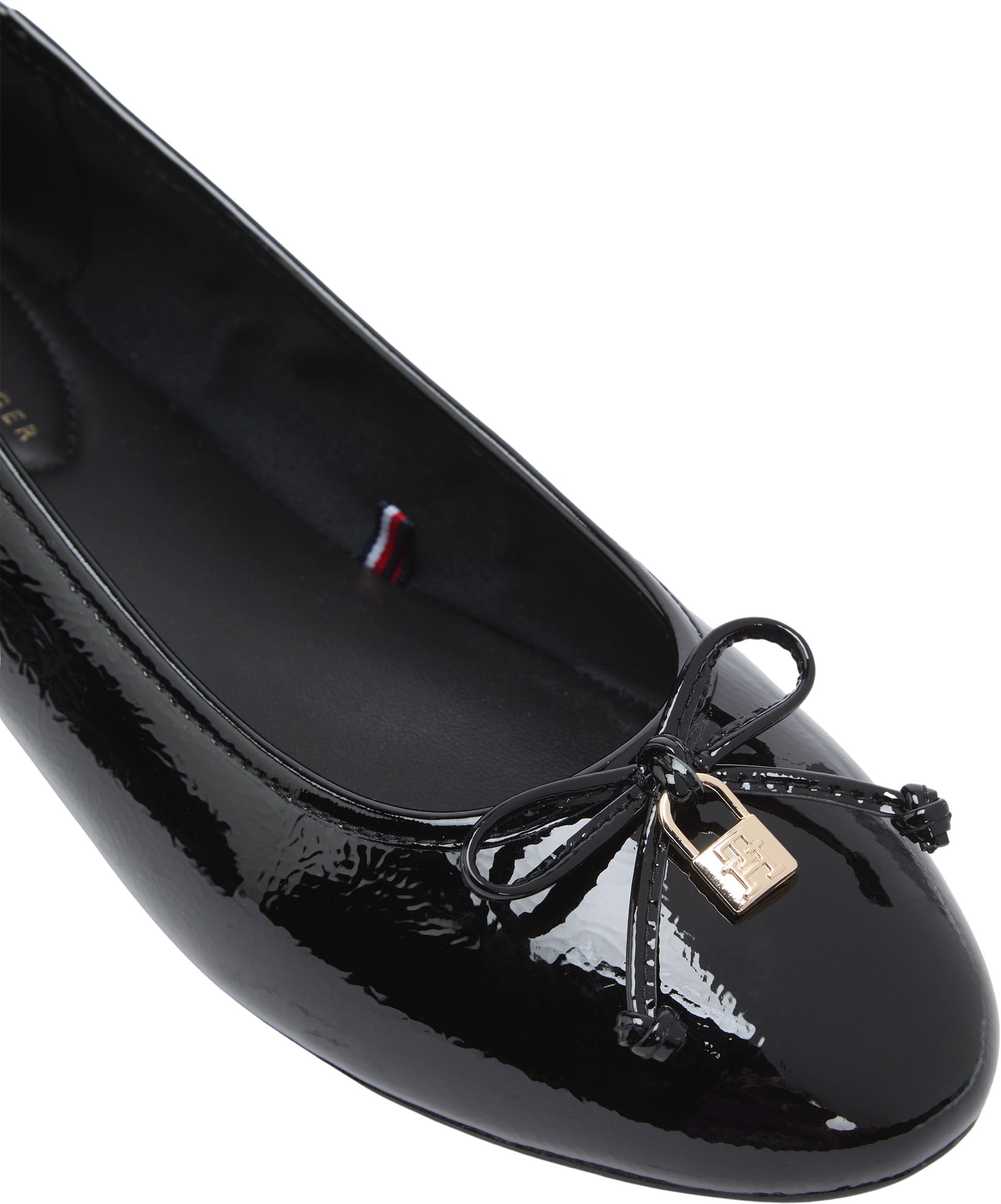 Tommy Hilfiger Hilifger Patent Ballet Fw0fw09005, Ballerine Donna