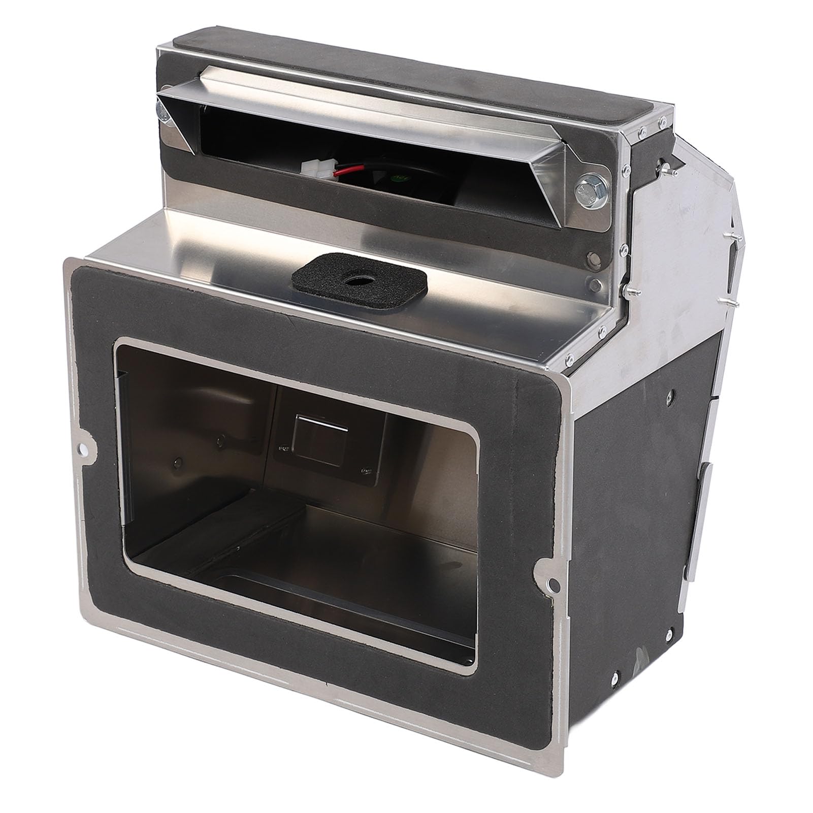 Aramox Skrzynka Aluminiowa Nagrzewnicy AC, Skrzynka Zamienna Nagrzewnicy AC, zespół do T600 T660 T800 W900B W900L z wytrzymałą aluminiową dmuchawą 12