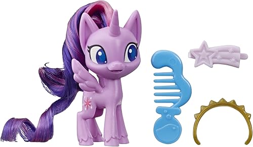 Miniatura 3 de My Little Pony Potion Pony Paquete de 3 – Twilight Sparkle, Applejack y Trixie Lulamoon Juguetes de Pony de 3 pulgadas con pelo cepillable, 15