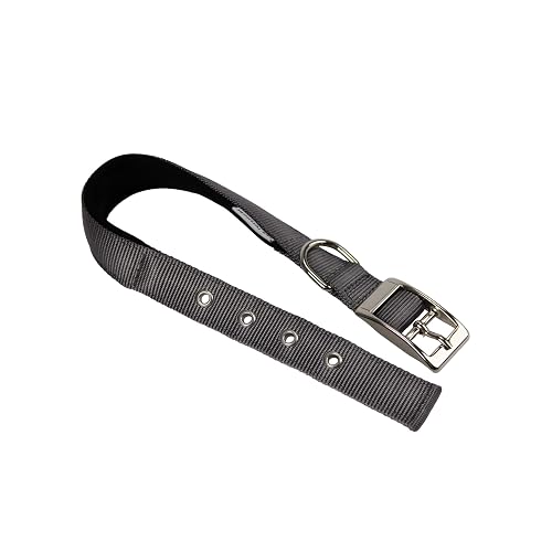 Ferplast Collar para Perro, tamaño Mediano-Grande, de Nailon Acolchado con Hebilla metálica Ajustable