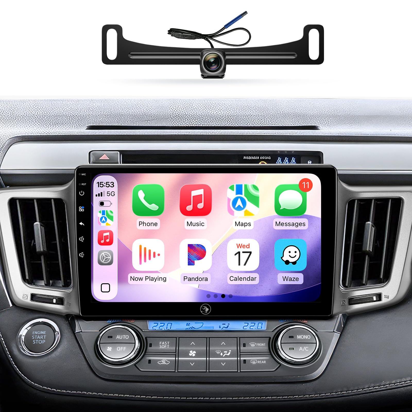 トヨタ RAV4 Androidナビ 10インチ カーナビ CarPlay Amazon.com: 4G+64G for Toyota RAV4 2013-2018 Radio 10