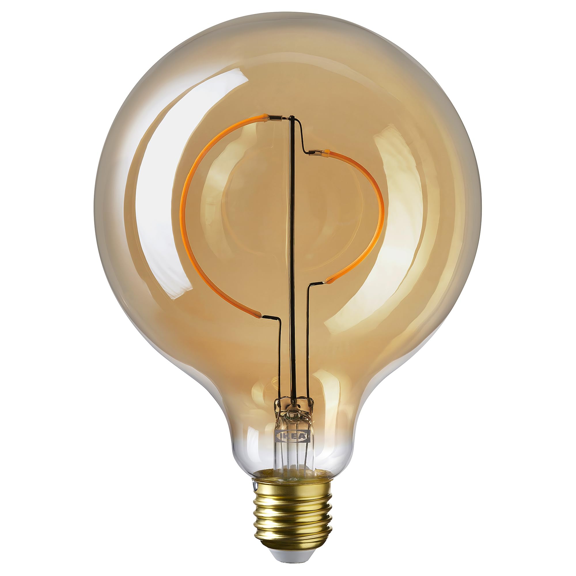 Ampoule LED E27 MOLNART transparent marron luminaire vintage