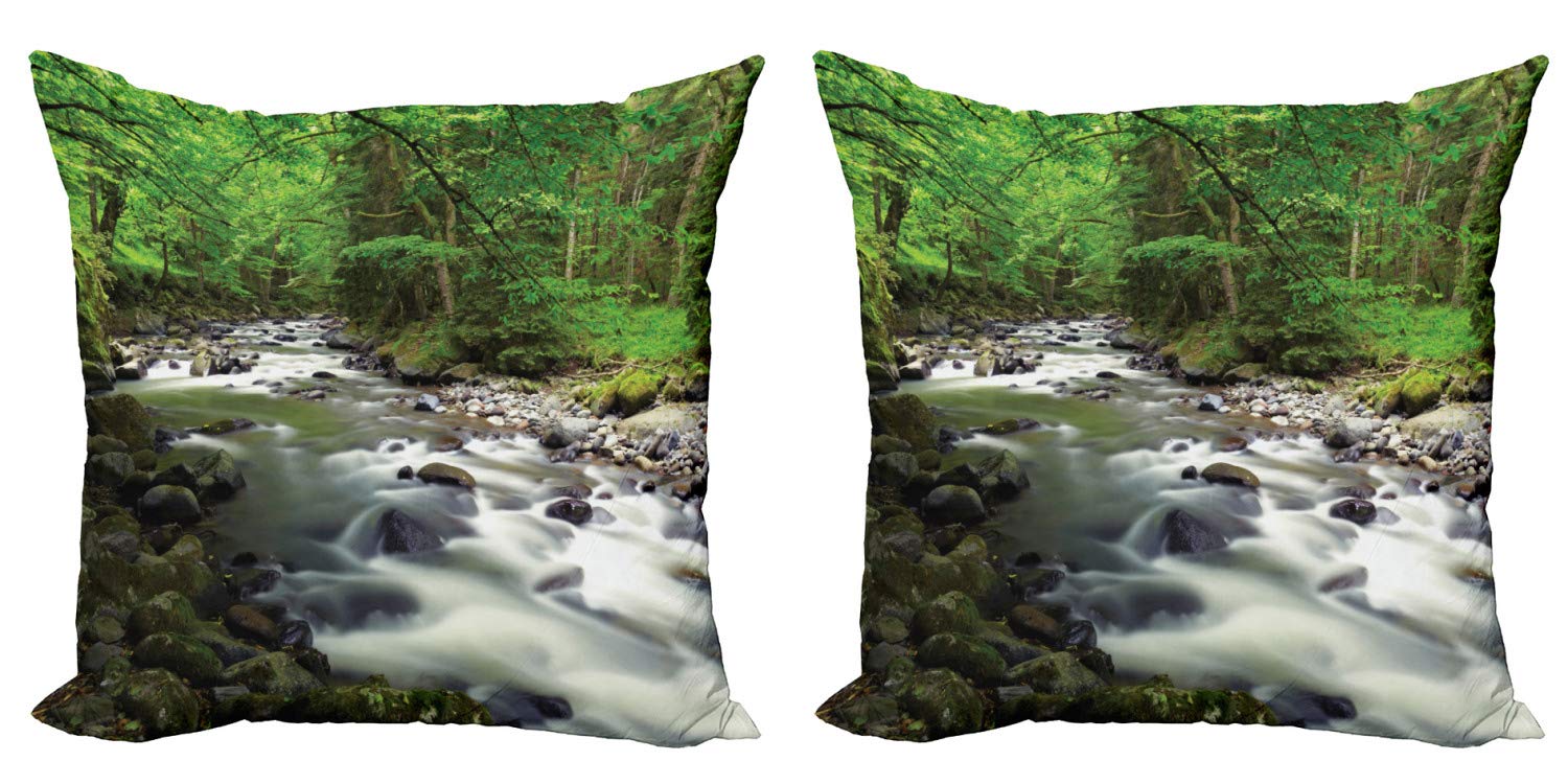 ABAKUHAUS Foresta Federe Cuscini Set di 2, Scandinavian Nature