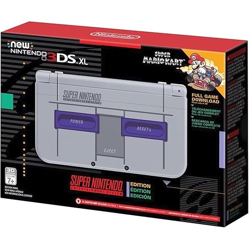 Nintendo New 3DS XL - Super NES Edition + Super Mario Kart for SNES download code