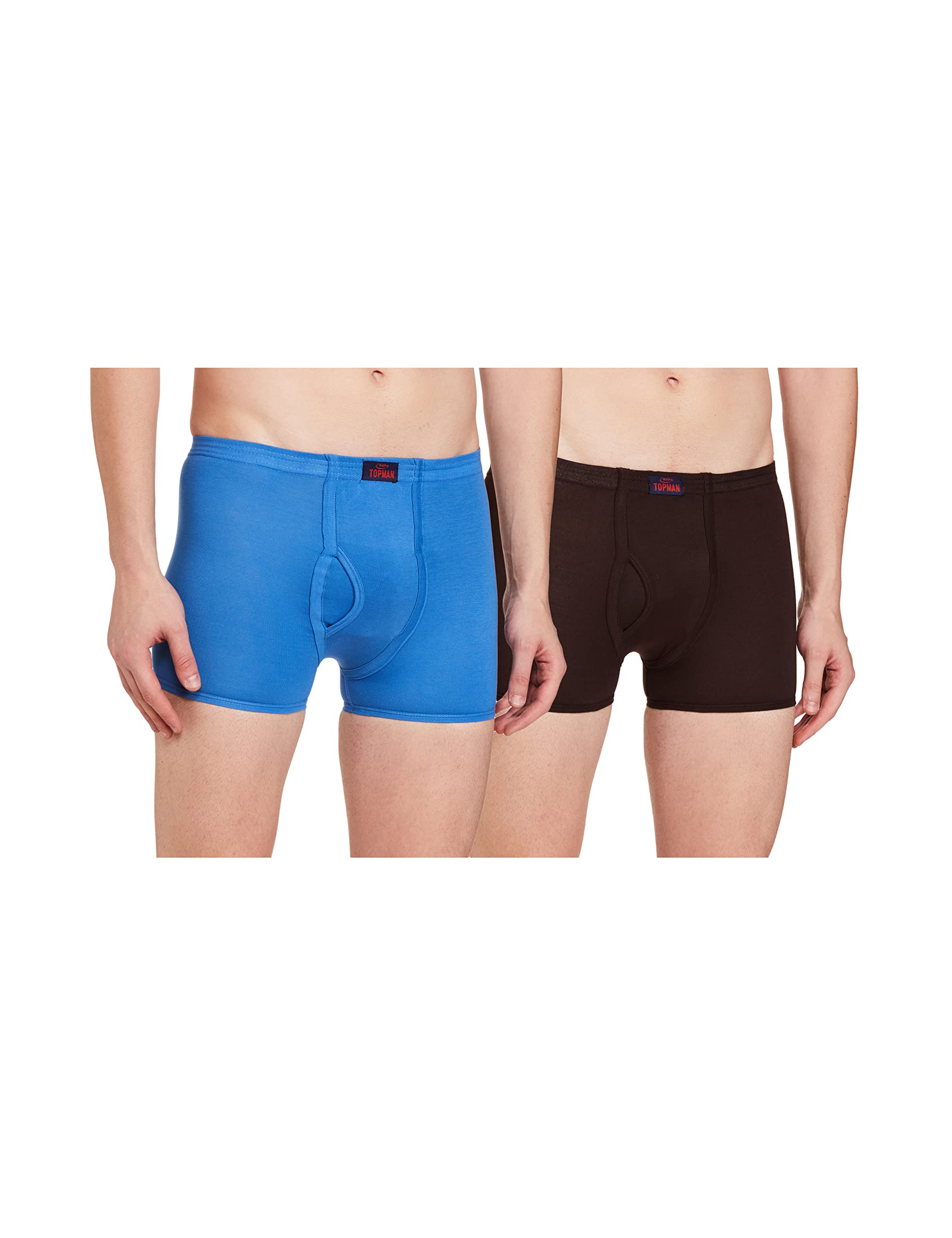 rupa Topman Long Trunk for Men, 100% Cotton Material, Inner Elastic, Pack of 2-picture-3