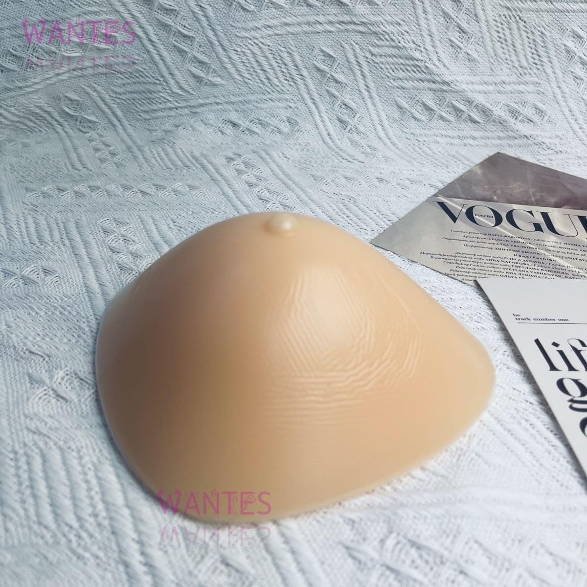 Triangle Silicone Breast Form Mastectomy Prosthesis Concave Bra Enhancer Inserts (1 Piece) (600g(E cup))