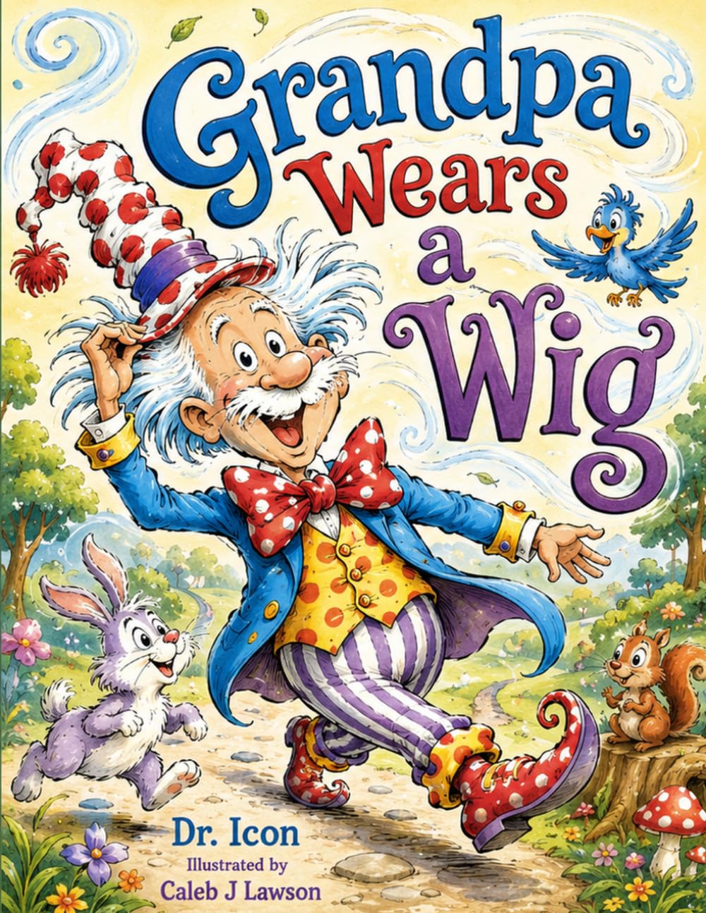 Grandpa Wears a Wig: A Silly Rhyming Story About Kindness, Confidence, and Being Yourself