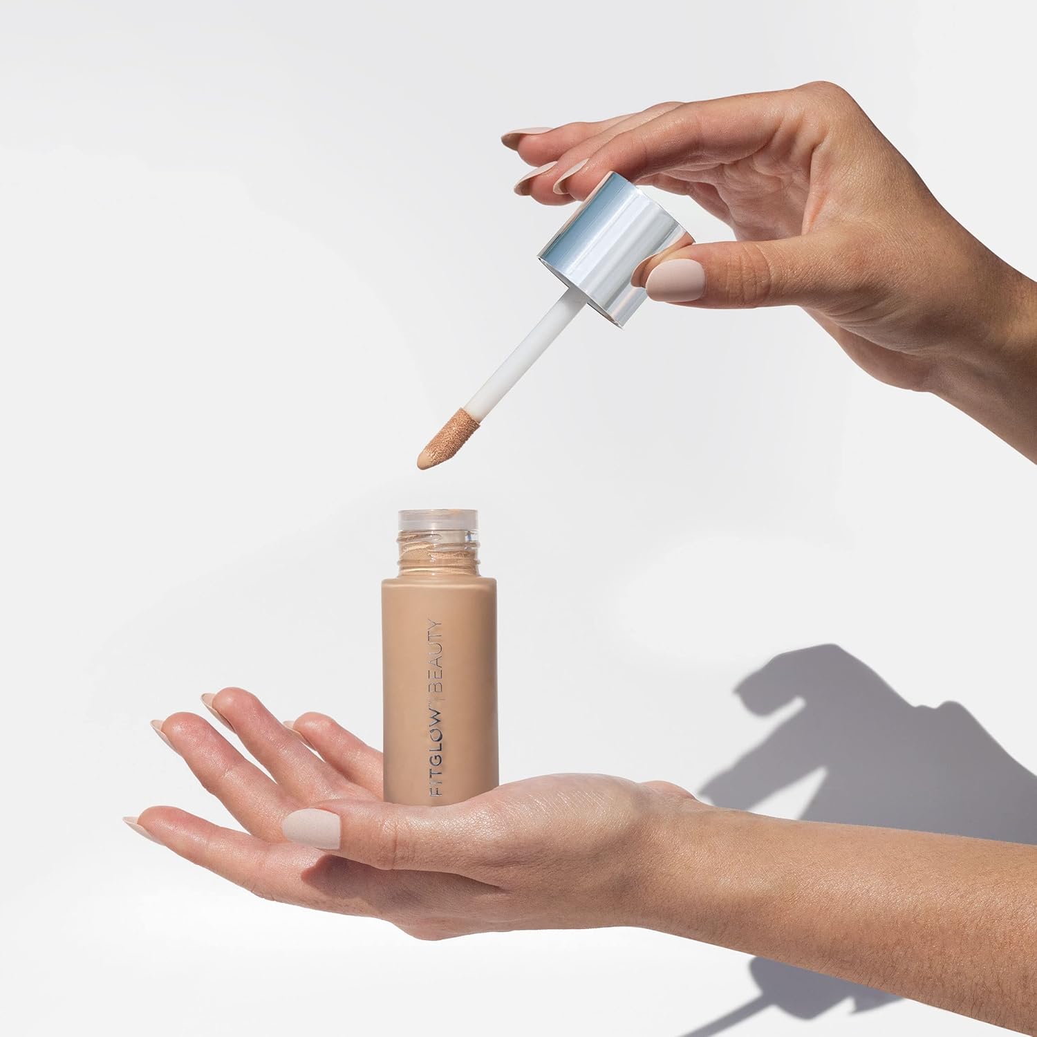 Fitglow Beauty Foundation+ | Vegan Skin-Treating Foundation with Peptides & Plant Collagen | Buildable Medium-Full Coverage, Natural Finish | Hydrating, Anti-Aging, Pore-Friendly | F2.7-30ml - Image 6