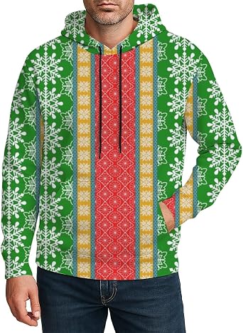 Classic Red Vertical Stripe Unisex Hoodie, Workout Baggy Hoodies, Cool Hooded Sweatshirts With Pocket Drawstring