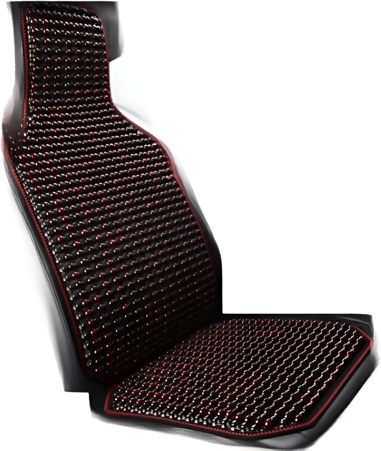 [Mokcoliy]【通風設計プロ仕様】木玉ビーズカバー オールシーズン快適仕様 トラック/バス対応 夏の暑さを軽減 ラベンダー香り