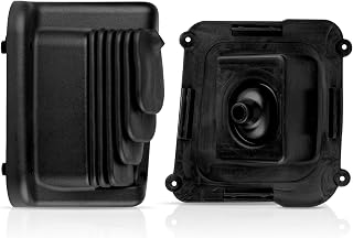 F2TZ7277A Transfer Case Manual Shifter Boot, Compatible with Ford Bronco1990-96, F150 1990-98, F250HD 1997, F250 1990-97, F350 1990-97 Manual Transmission Cover, Black