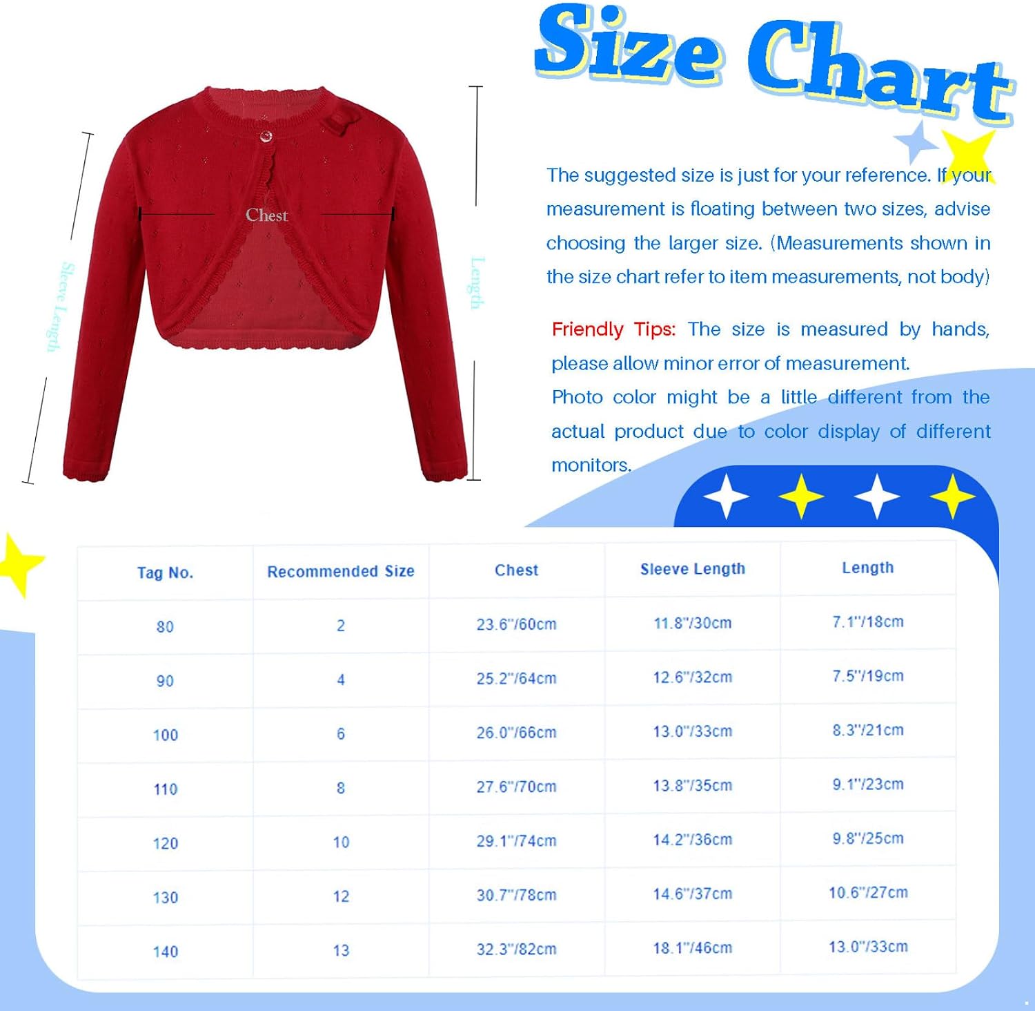 Kids Girls Long Sleeve Knit Bolero Cardigan Shrug Dress Coat Cropped Sweater Jacket Flower Girls Dress Cover Up