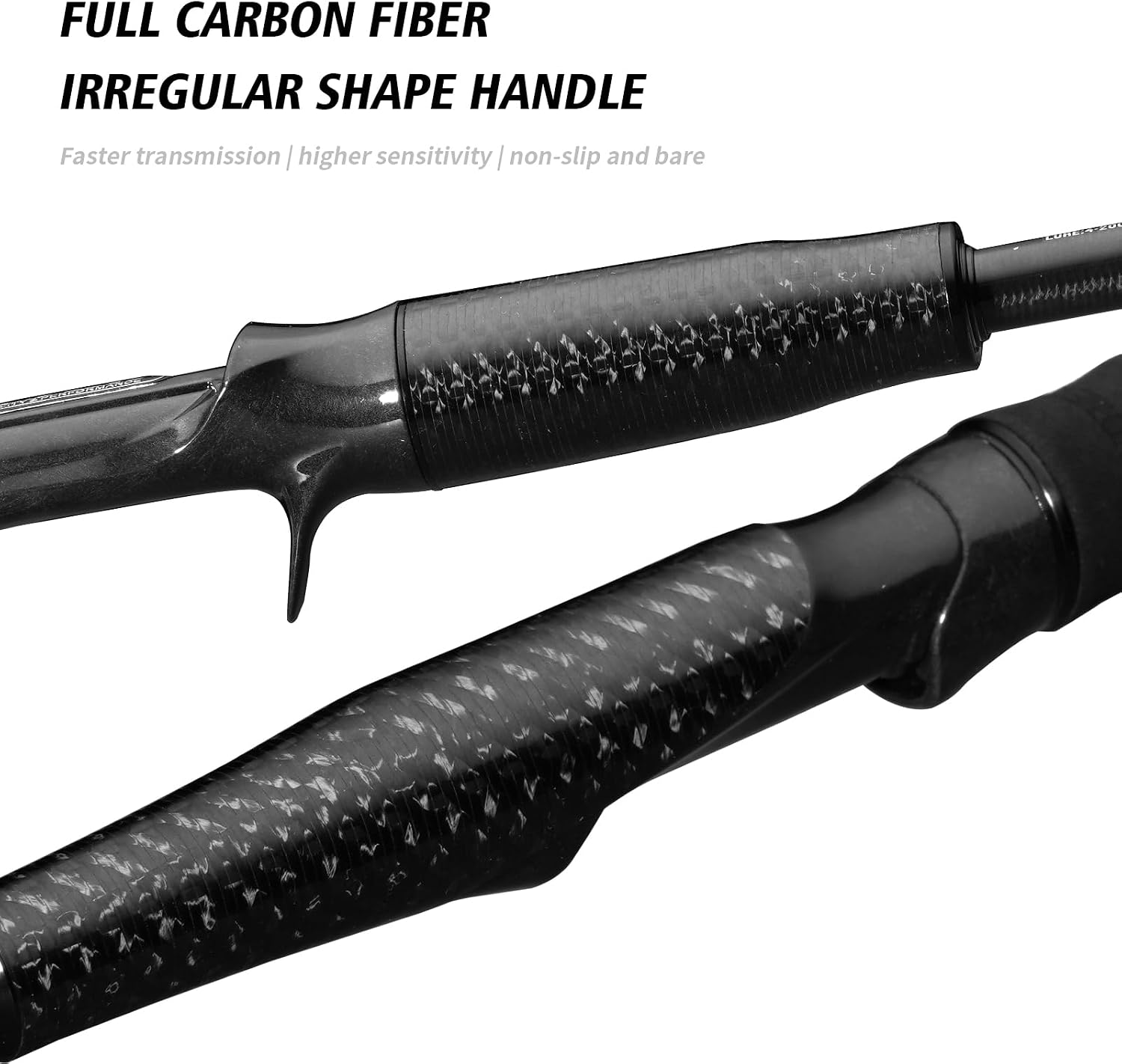 PURELURE NDVIA MAX Travel Fishing Rod 6 Pieces - Portable Spinning Casting Rod 6'-7'6'', Lightweight Carbon Rolled Handle, TORAY 30T Carbon Fiber Blank, Titanium Guides with Alconite Ring