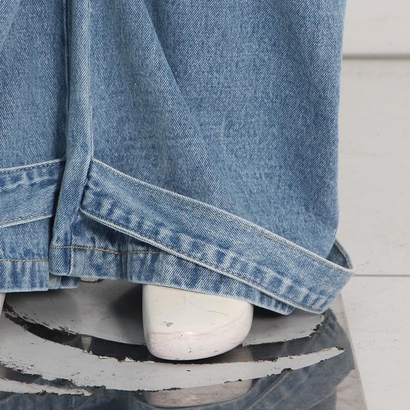 Women's Cargo Pants Y2K Clothing Multi-Pocket Relaxed Fit Jeans Grunge Clothes Alt Emo Hip Streetwear - Image 5