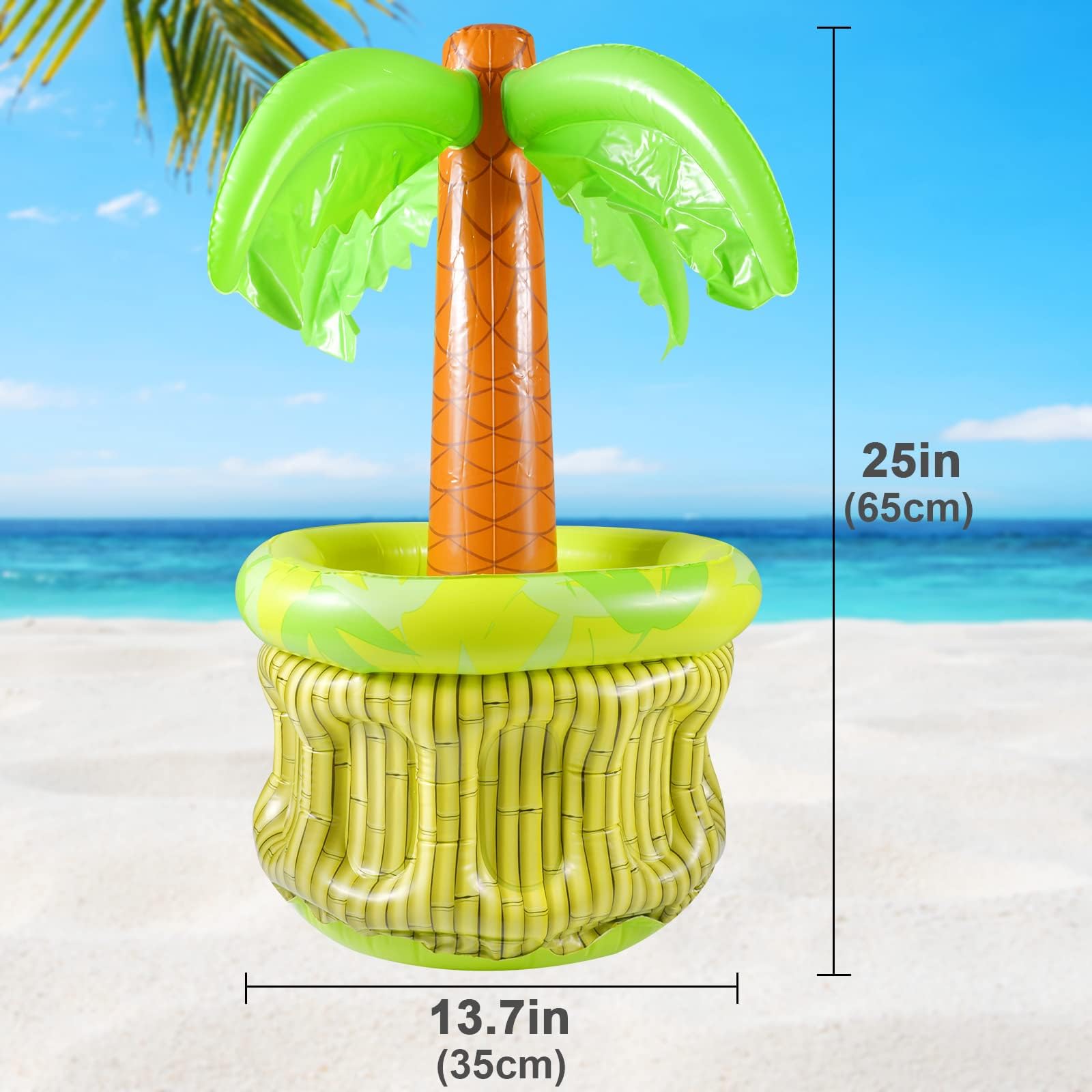 Porte-Gobelets Gonflables Pour Piscine - Lot De 6, Designs Colorés, PVC Résistant, Pour Fêtes Et Plage