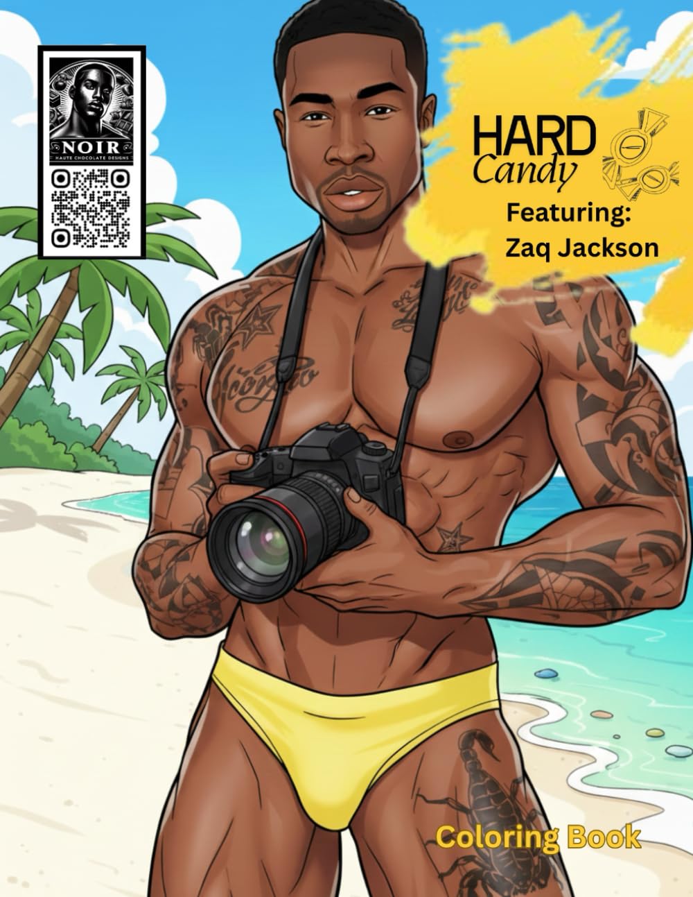 Haute Chocolate Designs | Hard Candy | Zaq Jackson | Beautiful African American Illustrations For Adults, Teens Relaxation And Stress Relieving