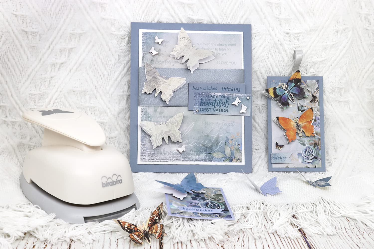 2 pulgadas de palanca para perforadora de papel para papel manualidades Scrapbooking tarjetas artes
