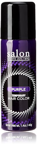 Tonos divertidos de color temporal para el cabello, morado